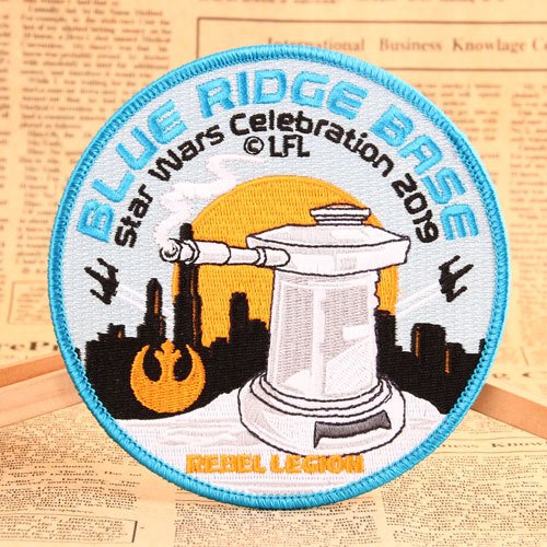 Blue Ridge Base Embroidered Patches