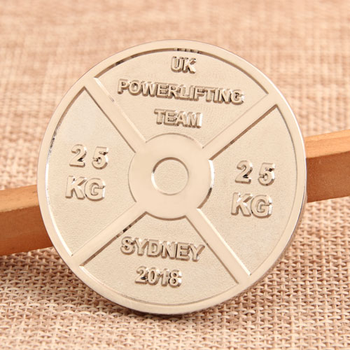 British Powerlifting Custom Coins