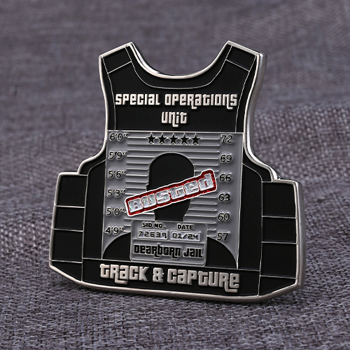 Bulletproof  Vest Police  Challenge  Coins
