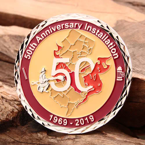 Burlington Firefighter Challenge Coins