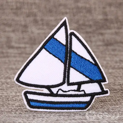 Boat Embroidered Patches Boat Embroidered Patches