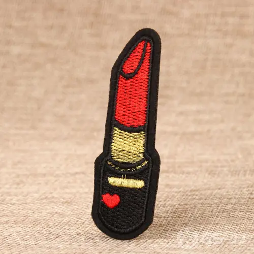 Lipstick Custom Embroidered Patches Lipstick Custom Embroidered Patches