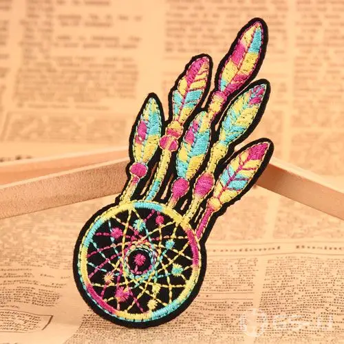 Flower Basket Embroidered Patches Flower Basket Embroidered Patches