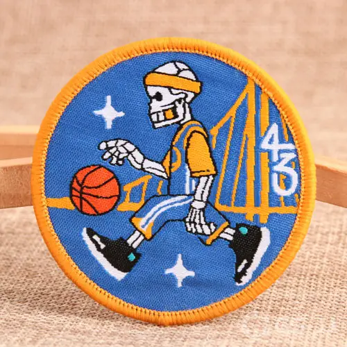 Basketball Custom Embroidered Patches Basketball Custom Embroidered Patches