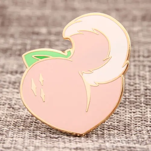 Peach Custom Pins Peach Custom Pins
