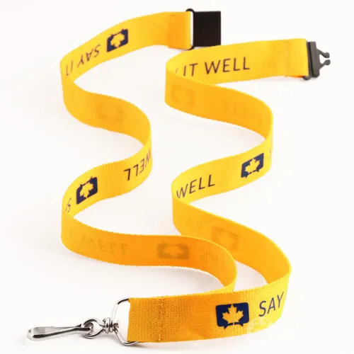 Say It Well Yellow Lanyards Say It Well Yellow Lanyards