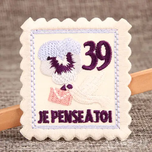 Stamp Iron On Embroidered Patches Stamp Iron On Embroidered Patches