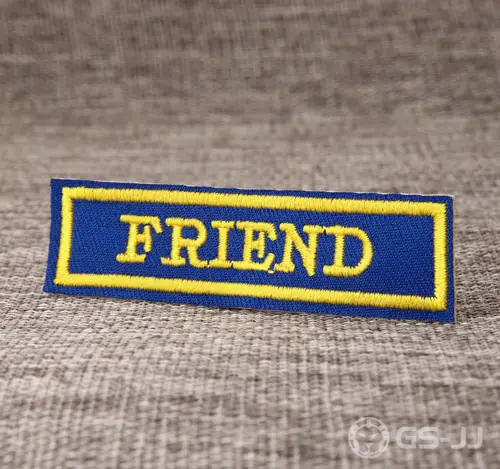Friend Embroidered Patches Friend Embroidered Patches