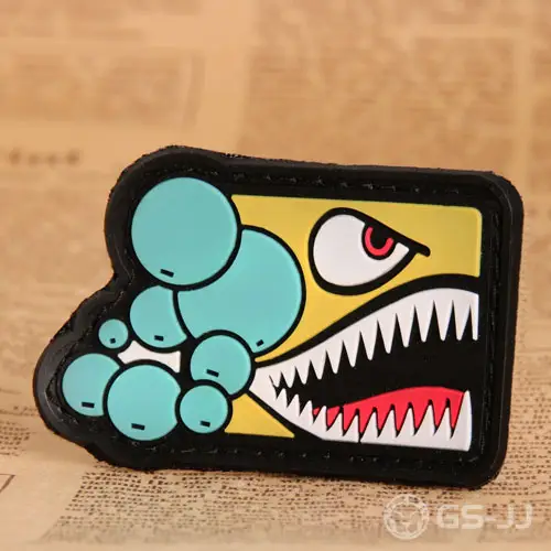 Yellow Shark PVC Patches Yellow Shark PVC Patches