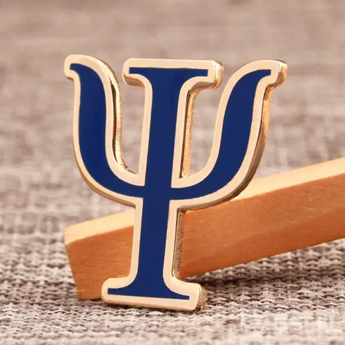 Psi Letter Custom Enamel Pins Psi Letter Custom Enamel Pins
