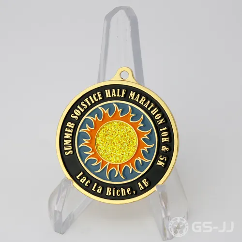 Summer Solstice Marathon Custom Medals Summer Solstice Marathon Custom Medals