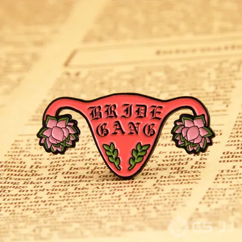 Uterus custom enamel pins Uterus custom enamel pins
