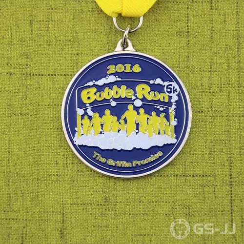 Bubble Run Custom Soft Enamel Medals Bubble Run Custom Soft Enamel Medals