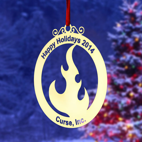 Curse  Etched Ornaments