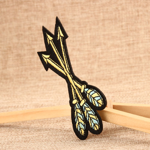 Bow and Arrow Embroidered Patches