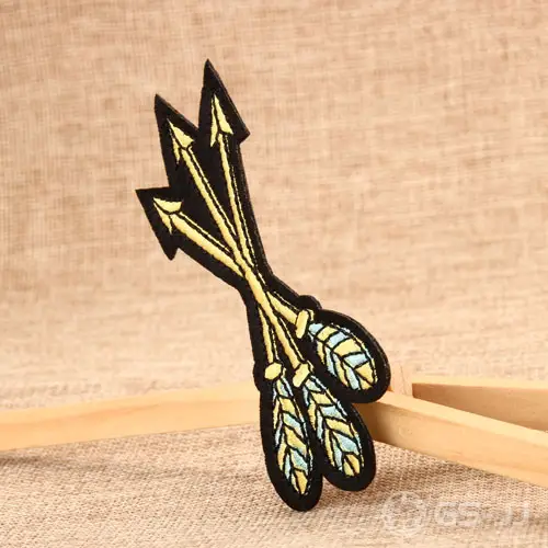 Bow and Arrow Embroidered Patches Bow and Arrow Embroidered Patches