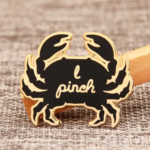 Crab custom lapel pins Crab custom lapel pins