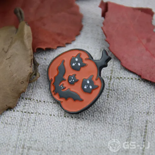 Halloween Pumpkin Custom Lapel Pins Halloween Pumpkin Custom Lapel Pins