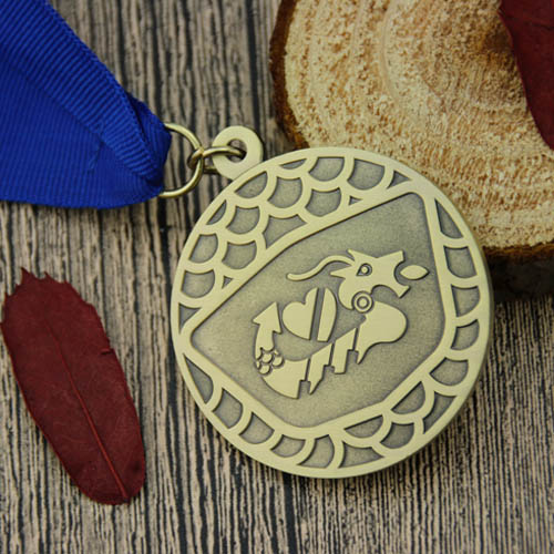 Dragon Boat Custom Antique Medals