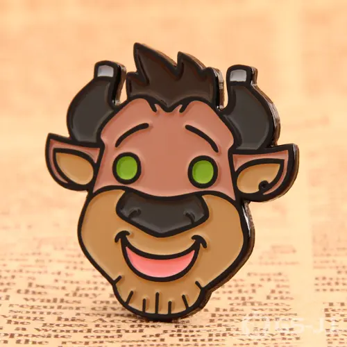 Cartoon Bull Lapel Pins Cartoon Bull Lapel Pins
