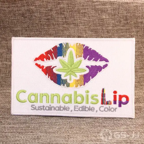 Cannabis Lip Custom Patches Cannabis Lip Custom Patches