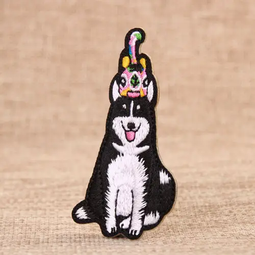 Alaskan Malamute Embroidered Patches