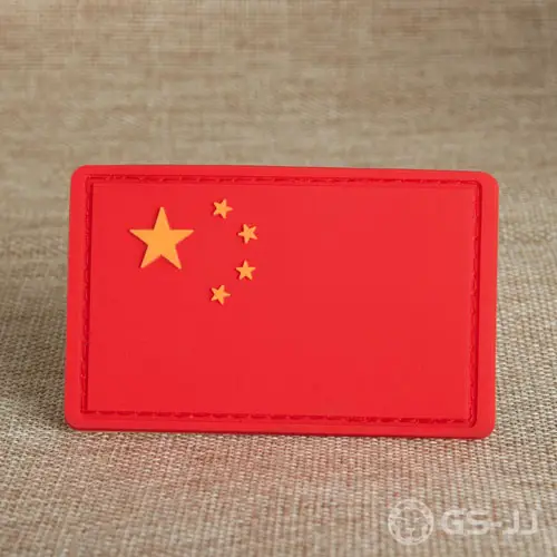 Chinese Flag PVC Patches Chinese Flag PVC Patches