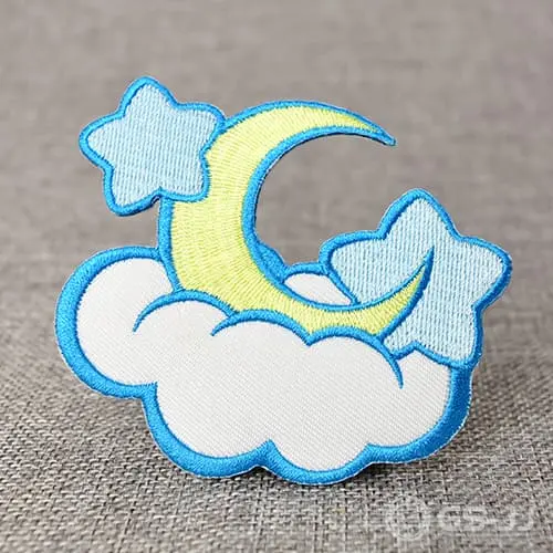 Cloud Embroidered Patches Cloud Embroidered Patches
