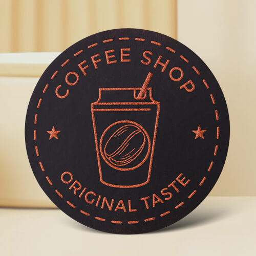 Coffee Shop Leather Patches No Minimum