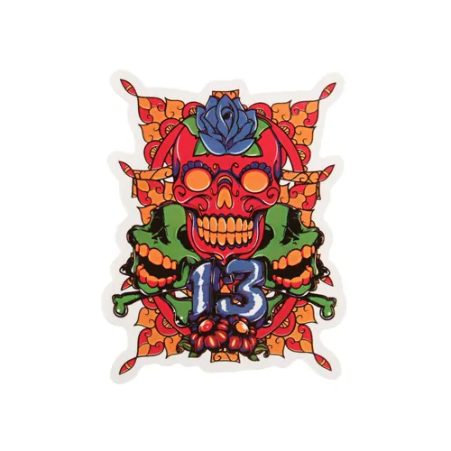 Colorful Skull Custom Stickers Colorful Skull Custom Stickers