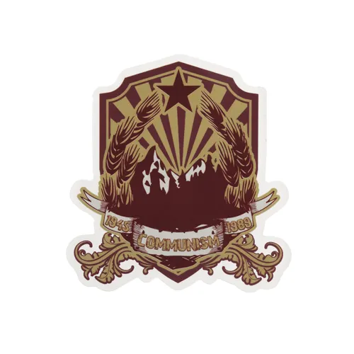 Communist Shield Custom Stickers Communist Shield Custom Stickers