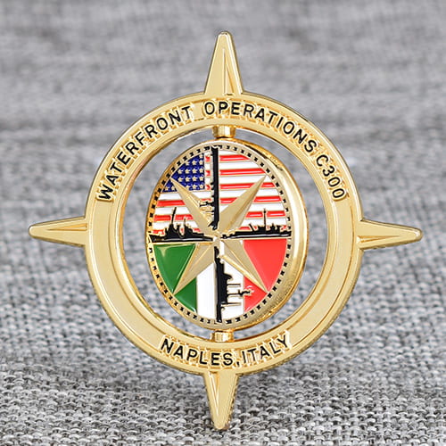 Compass Custom Spinner Coins Compass Custom Spinner Coins