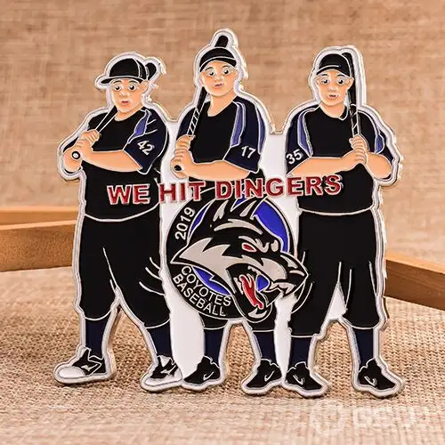 Coyotes Baseball Custom Lapel Pins Coyotes Baseball Custom Lapel Pins