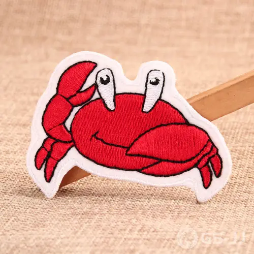 Crab Custom Embroidered Patches No Minimum Crab Custom Embroidered Patches No Minimum