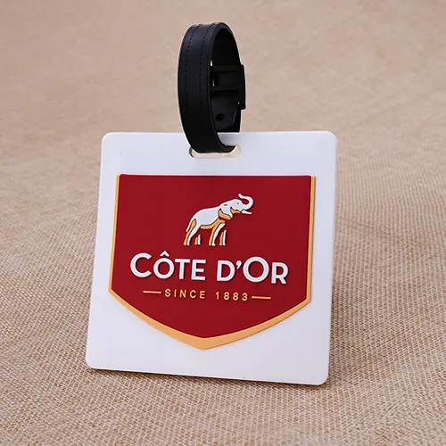 Cote d'Or custom luggage tag