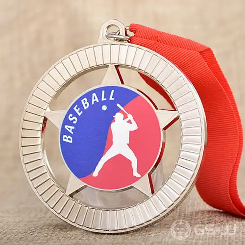 Custom Baseball Printed Medals Custom Baseball Printed Medals