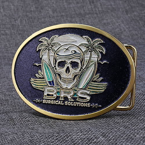Custom BRS Skeleton Belt Buckles