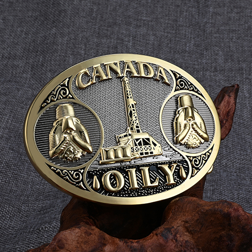 Custom Canada Oily Belt Buckles