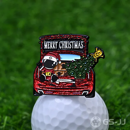 Custom Christmas Golf Ball Markers Custom Christmas Golf Ball Markers