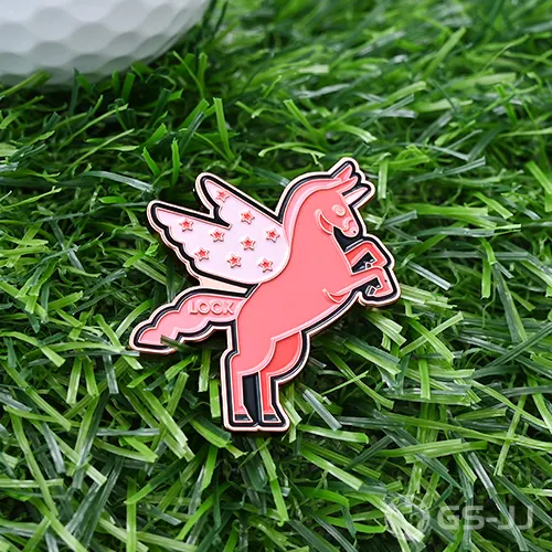 Custom Flying Unicorn Golf Ball Markers Custom Flying Unicorn Golf Ball Markers