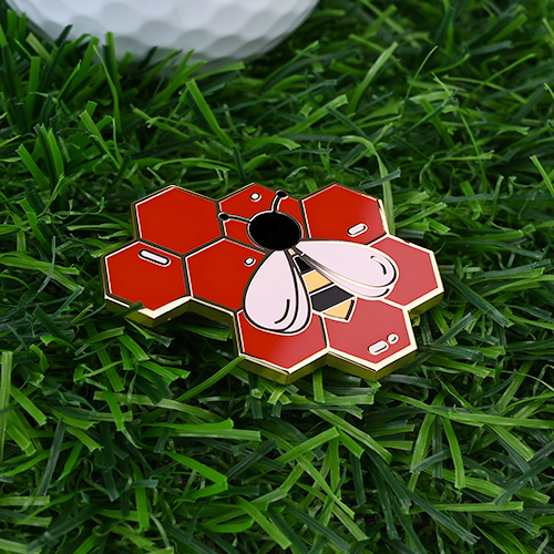 Custom Honeycomb Golf Ball Markers