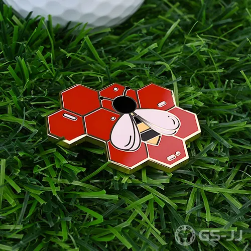 Custom Honeycomb Golf Ball Markers Custom Honeycomb Golf Ball Markers