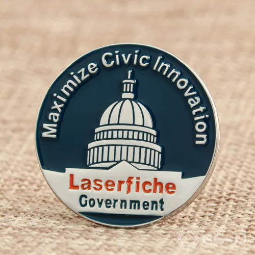 Custom Laserfiche Enamel Pins Custom Laserfiche Enamel Pins