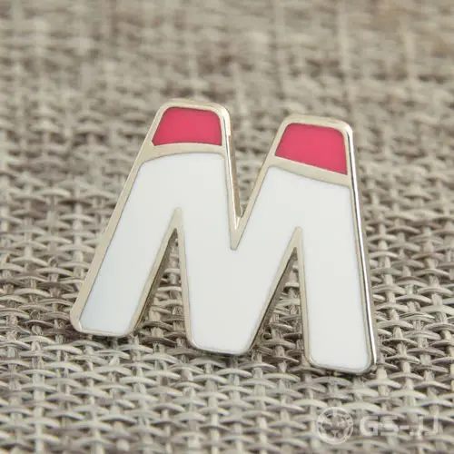 Custom “M” pins Custom “M” pins