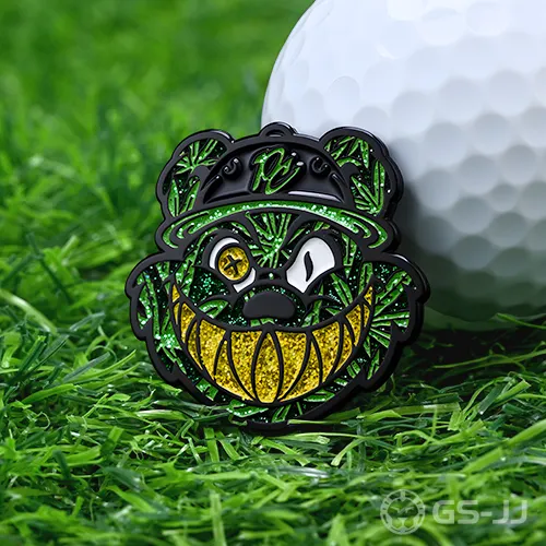 Custom One-eyed Bear Golf Ball Markers Custom One-eyed Bear Golf Ball Markers