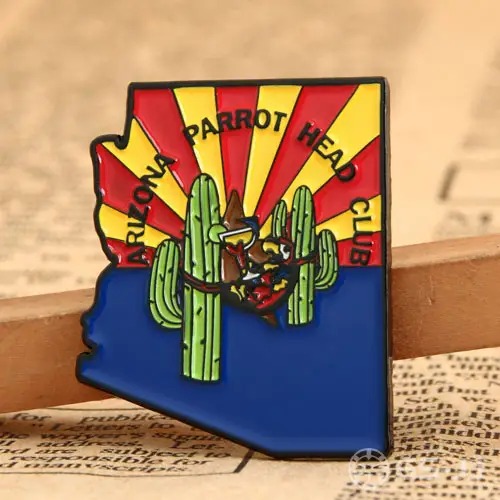 Custom Parrot Club Pins Custom Parrot Club Pins