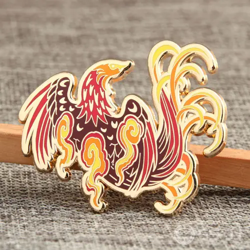 Custom Phoenix Enamel Pins Custom Phoenix Enamel Pins