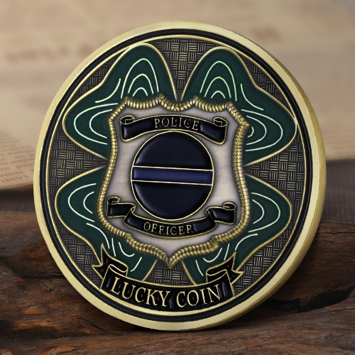 Custom Police Luck Coin 