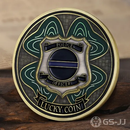 Custom Police Luck Coin Custom Police Luck Coin