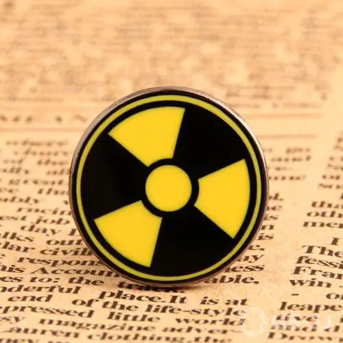 Custom Radiation Symbol Pins Custom Radiation Symbol Pins